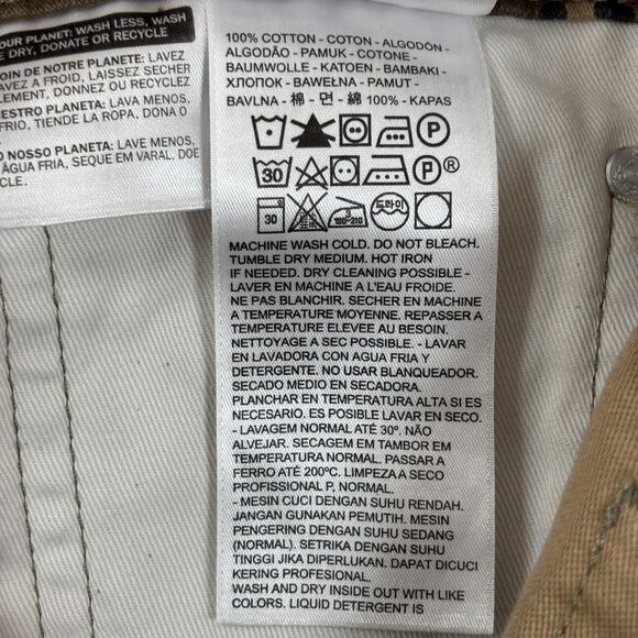 Levis Premium Lo-Ball Stack Jeans Men's 34 Camo Slim Taper Pants 59437-0005 - Picture 16 of 16